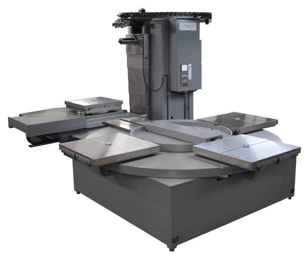 HMC-300 Horizontal Machining Center. Pallet Changer view.